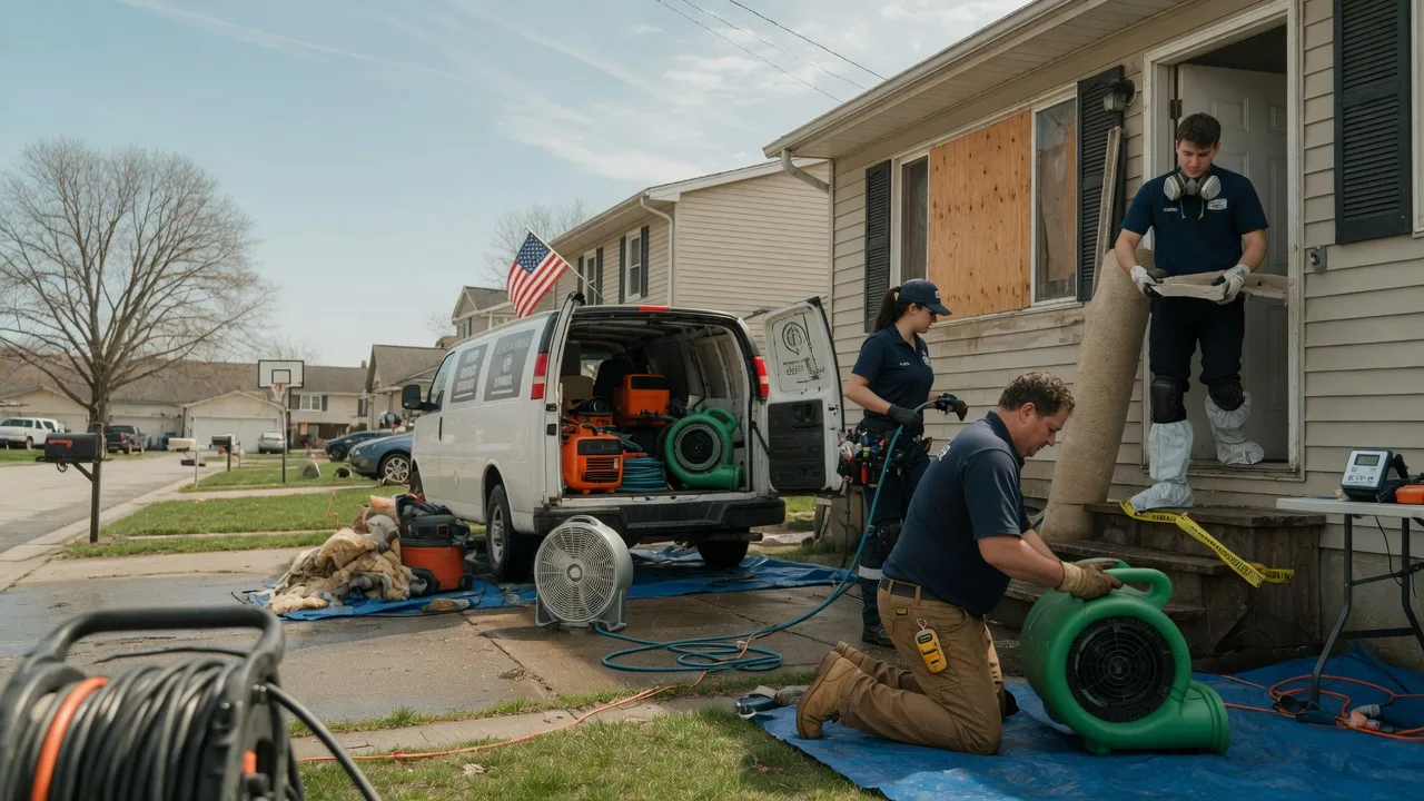 Water Damage Restoration in Eldred, IL near me